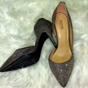 MK pointed toe heels, party shoes